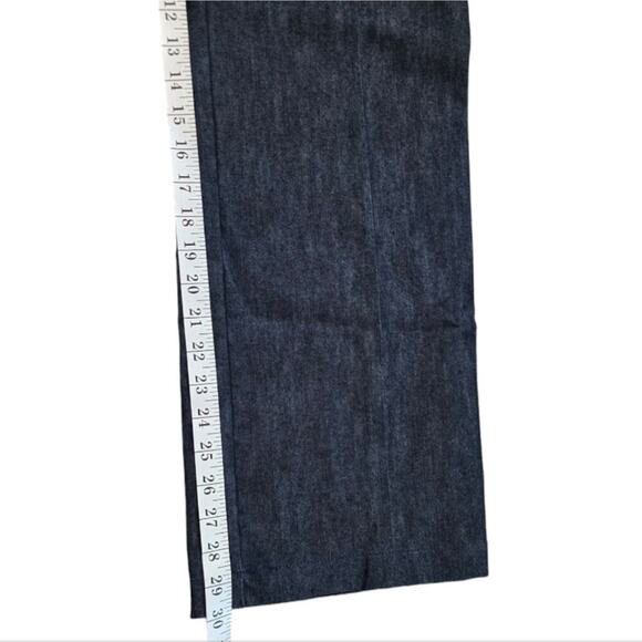 EXPRESS Design Studio Corresponder Dark‎ Wash Wide Leg Trouser Jeans Size 2 - Picture 4 of 9